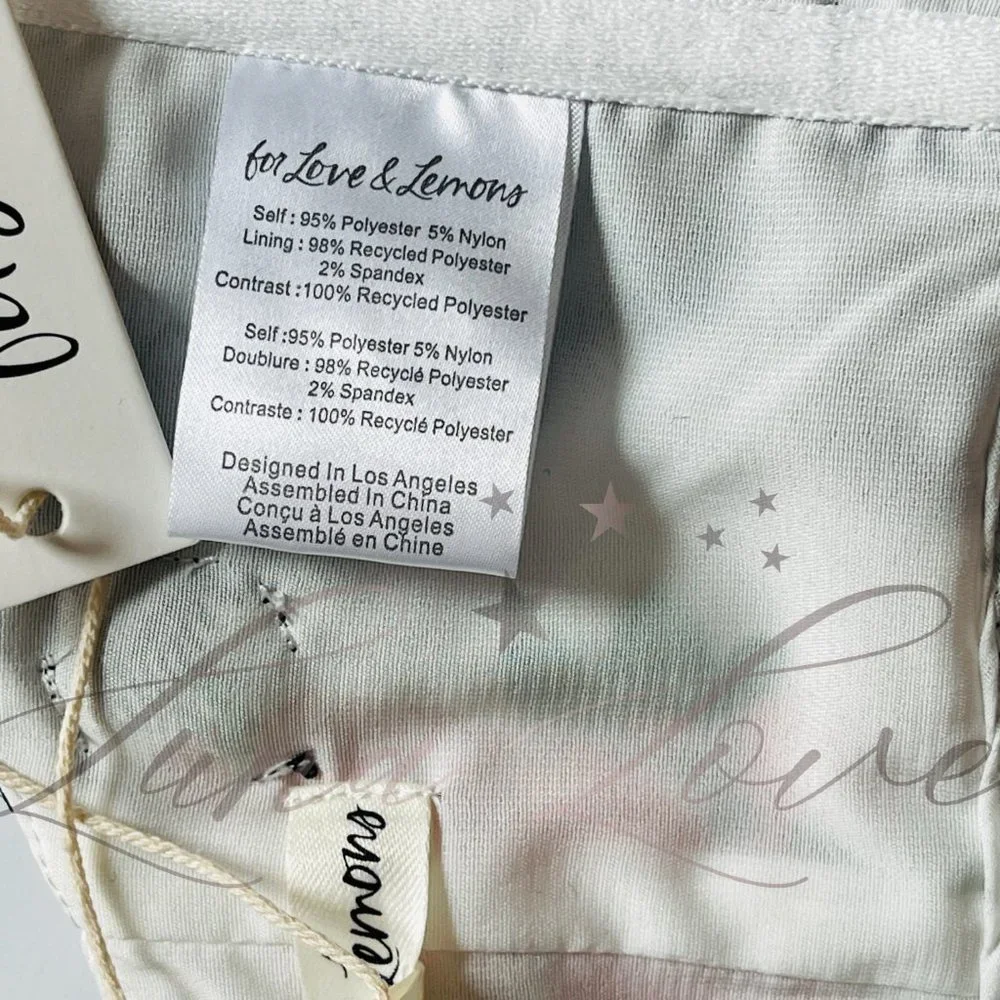 FOR LOVE & LEMONS Daje Bustier Crop Top NWT - Picture 9 of 10